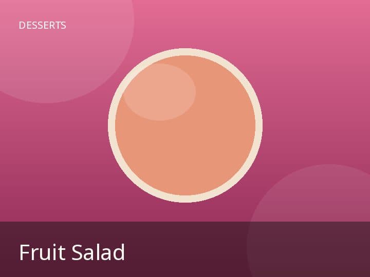 Fruit Salad